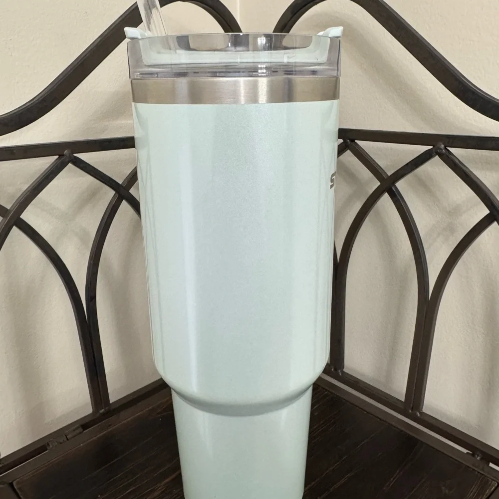 EUC/GUC Stanley Spearmint Pearlescent 40oz OG - Picture 4 of 6